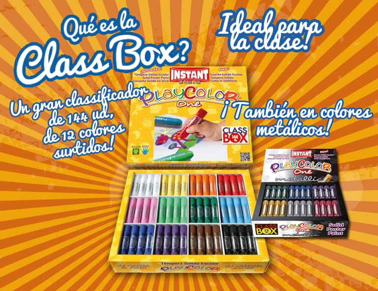 Tempera solida en barra playcolor pocket escolar caja de 12 colores  surtidos